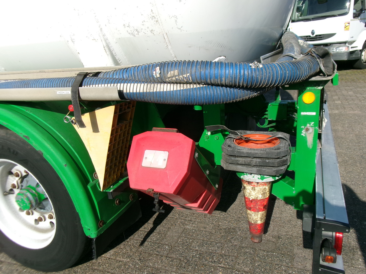 Tsistern poolhaagis transporditavad ained kütust Feldbinder Fuel tank alu 42 m3 / / 6 comp + pump: pilt 13