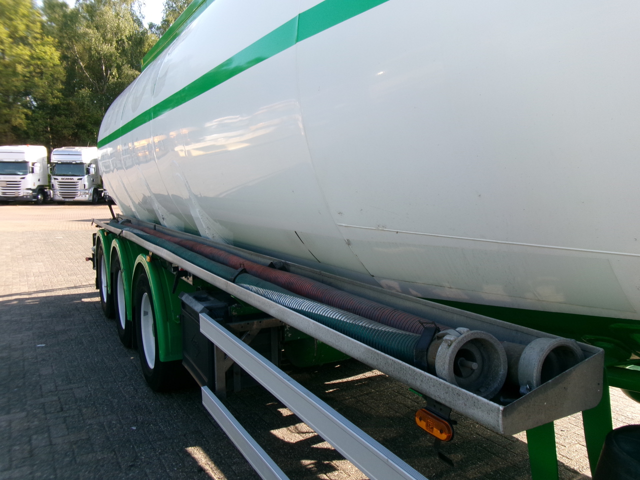 Tsistern poolhaagis transporditavad ained kütust Feldbinder Fuel tank alu 42 m3 / / 6 comp + pump: pilt 6