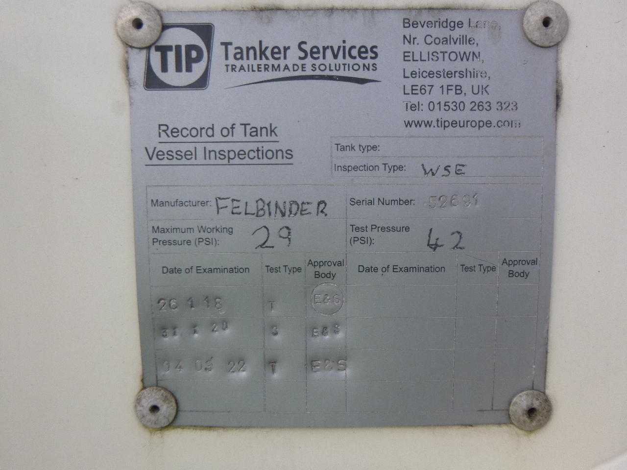 Tsistern poolhaagis transporditavad ained jahu Feldbinder Powder tank alu 40 m3 / 1 comp: pilt 34