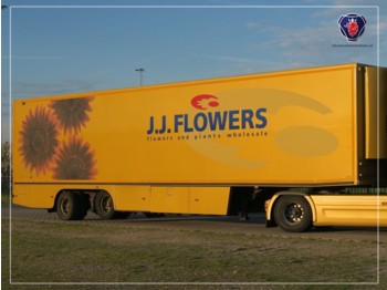 Floor 2 axle Flower trailer | Taillift | Cooling - Heating - Poolhaagis