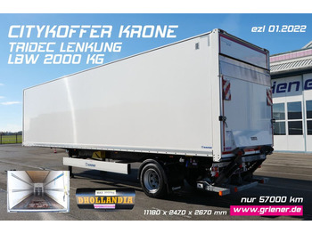 Krone CITY KOFFER TRIDEC / LBW 2000 kg / BPW / TOP !!!  - Furgoonpoolhaagis