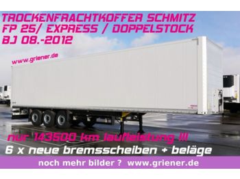 Schmitz Cargobull SKO 24/ DOPPELSTOCK 33/66  /NEUE BREMSE !!!!!!  - Furgoonpoolhaagis