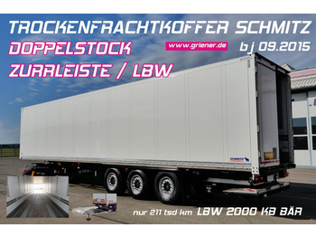 Schmitz Cargobull SKO 24/DOPPELSTOCK /LBW / 2,70/ nur 211 tsd km  - Furgoonpoolhaagis