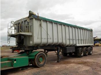  2002 SDC Tri Axle Bulk Tipping Trailer, Roll Over Cover - Kallur-poolhaagis