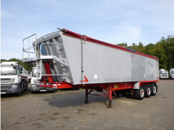 Stas Tipper trailer alu 48 m3 + tarpaulin - Kallur-poolhaagis