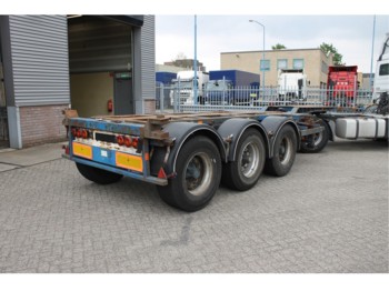 Broshuis 3 asser container container chassis Uitschuifbaar - Konteinerveduk/ Tõstukiga poolhaagis