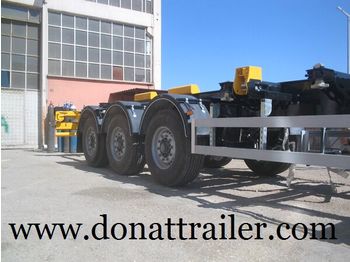 DONAT Container Chassis Semitrailer - Extendable - Konteinerveduk/ Tõstukiga poolhaagis