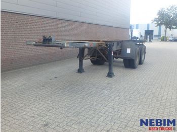 Flandria COP/2 Steel/spring susp. 20 ft container chassis - Konteinerveduk/ Tõstukiga poolhaagis
