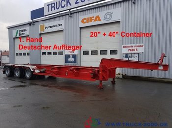  GoFa 3 Achs Container Chassis 20"+40" BPW Achsen - Konteinerveduk/ Tõstukiga poolhaagis