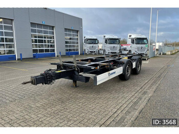 Krone ZZ Box carrier / 7.45m Swap body - Konteinerveduk/ Tõstukiga poolhaagis