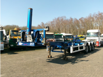L.A.G. 3-axle tipping container chassis 40 ft - Konteinerveduk/ Tõstukiga poolhaagis