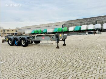 TROUILLET ADR Container chassis 20+30+40ft - Extanded - Konteinerveduk/ Tõstukiga poolhaagis