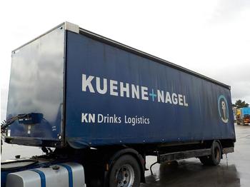Külgkardinaga poolhaagis Donbur Single Axle Curtainsider Trailer