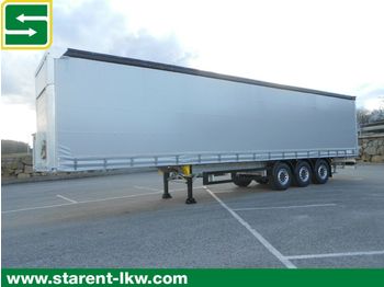 Külgkardinaga poolhaagis Schmitz Cargobull Tautliner, Hubdach, Liftachse, XL+Getränke Zert.