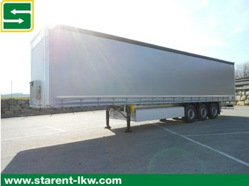 Külgkardinaga poolhaagis Schmitz Cargobull Tautliner, Liftachse, Palettenkasten