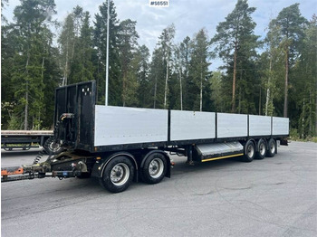 HRD NTS Flat trailer with Dolly Fliegl - Külmutiga poolhaagis