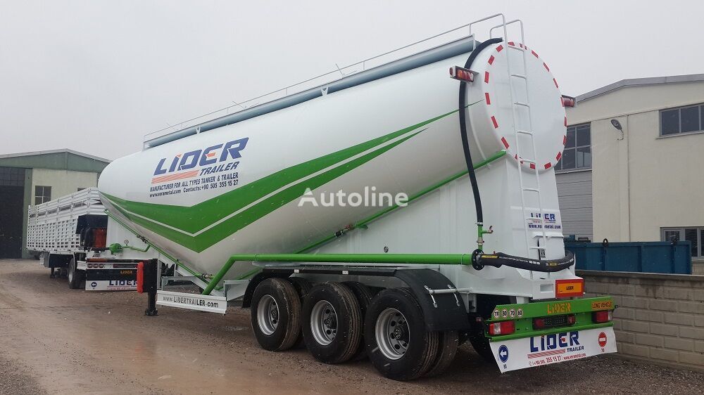Uus Tsistern poolhaagis transporditavad ained tsement LIDER 2023 NEW 80 TONS CAPACITY FROM MANUFACTURER READY IN STOCK: pilt 15