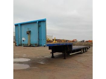  2005 SDC Tri Axle Step Frame Trailer - Madal platvormpoolhaagis