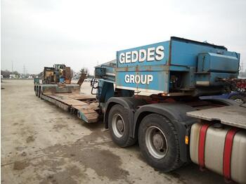  Cometto Tri Axle Drop Neck Low Loader Trailer, Rear Steer, Out Riggers - Madal platvormpoolhaagis