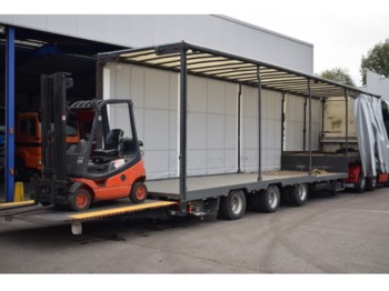 ESVE Forklift transport, 9000 kg lift, 2x Steering axel - Madal platvormpoolhaagis