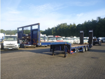Kassbohrer Semi-lowbed trailer 9.2 m / 51 t + ramps + winch - Madal platvormpoolhaagis