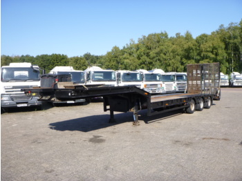 King 3-axle semi-lowbed trailer + ramps - Madal platvormpoolhaagis