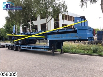 Nicolas Lowbed 54000 KG, Steel suspension, Twistlocks, Lowbed - Madal platvormpoolhaagis