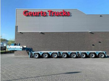 Scheuerle 8 AXEL MODULE TRAILER WITH GOOSNECK AND POWERPAC  - Madal platvormpoolhaagis