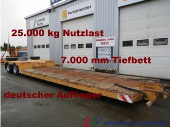 Scheuerle Tiefbett-brücke 7 m Höhe 52 cm  * 25t. Nutzlast - Madal platvormpoolhaagis