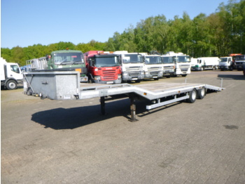 Veldhuizen Semi-lowbed trailer (light commercial) 10 m + winch + ramp - Madal platvormpoolhaagis