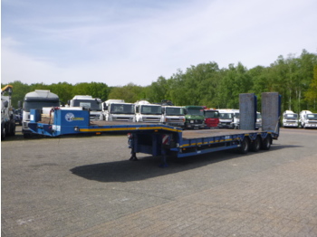 Verem 3-axle semi-lowbed trailer 39 t / 9.1 m + ramps - Madal platvormpoolhaagis