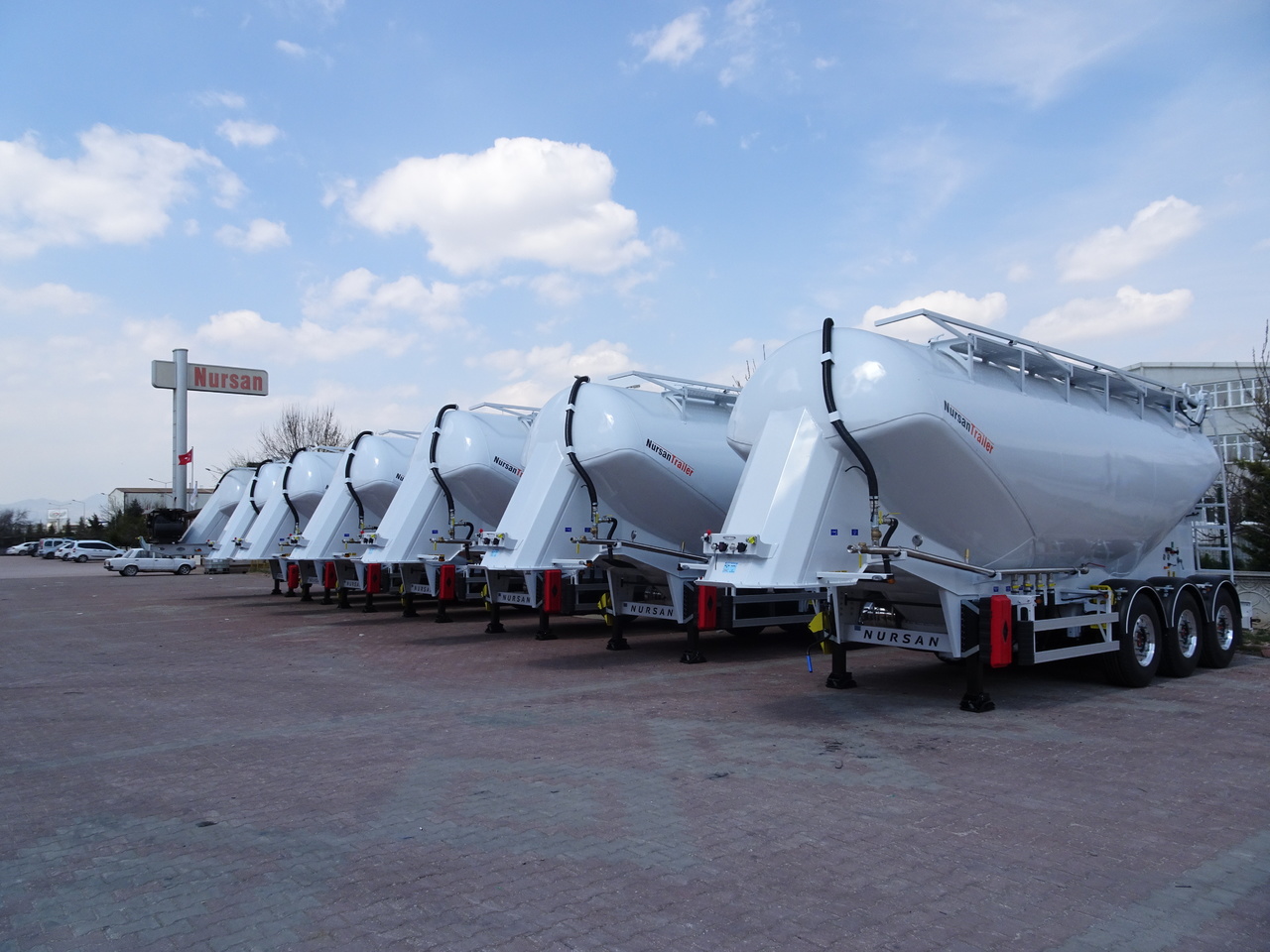 Uus Silo poolhaagis transporditavad ained silo NURSAN Aluminium W Type Silo: pilt 15