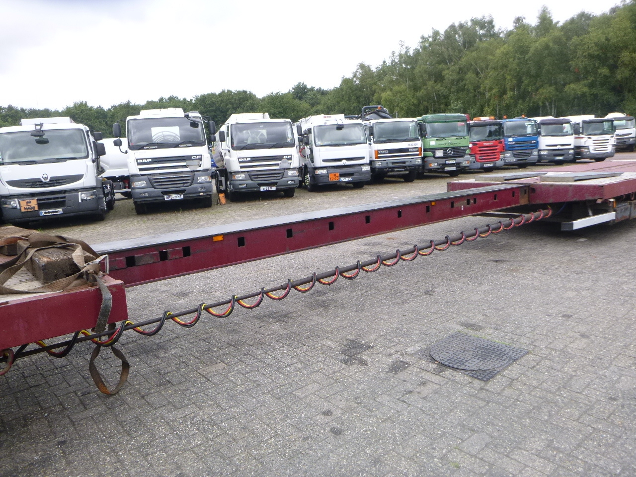 Madal platvormpoolhaagis Nooteboom 3-axle semi-lowbed trailer extendable 14.5 m + ramps: pilt 9