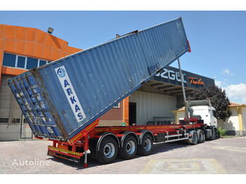 Konteinerveduk/ Tõstukiga poolhaagis transporditavad ained konteinerid OZGUL 40 FT TIPPING CONTAINER CHASSIS: pilt 1