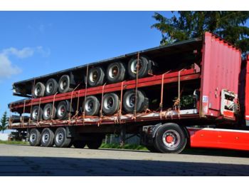 KRONE 5 x semi-trailers - flat beds - PACKAGE - Platvorm/ Madelpoolhaagis