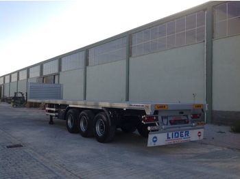 LIDER 2019 YEAR NEW MODELS containeer flatbes semi TRAILER FOR SALE (M - Platvorm/ Madelpoolhaagis