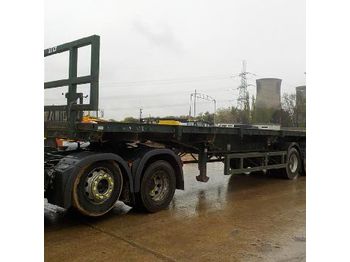  Trailor SS38D Tri Axle Skelly Trailer c/w Flat Bed Body - T2231 - Platvorm/ Madelpoolhaagis