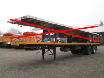 Traylona 2-axle platform trailer 50000 kg / extendable 22 m - Platvorm/ Madelpoolhaagis