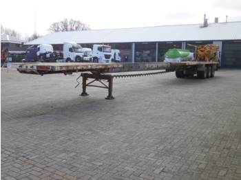 Traylona 3-axle extendable platform trailer 59000kg / 21.5m - Platvorm/ Madelpoolhaagis