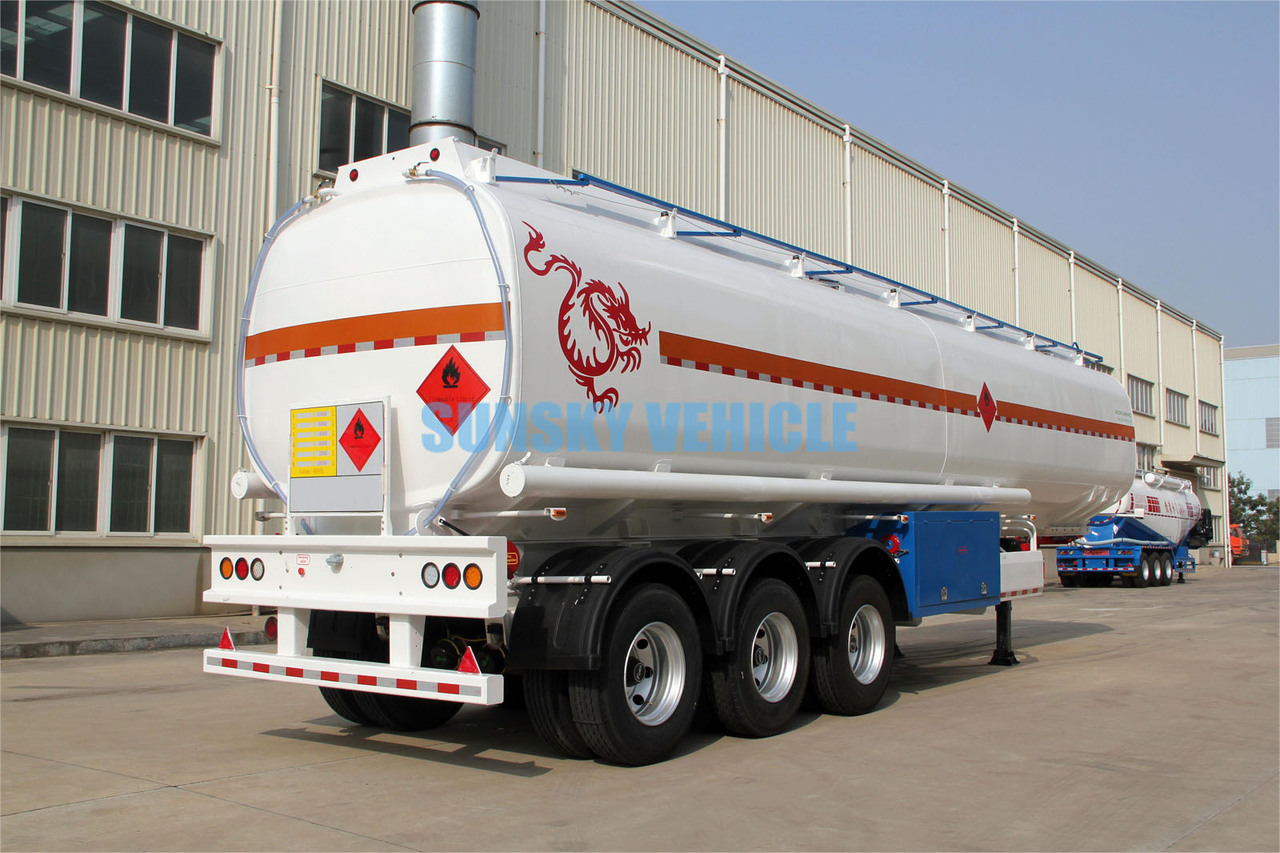 Uus Tsistern poolhaagis transporditavad ained kütust SUNSKY 3 Axle Fuel Tanker Trailer: pilt 16