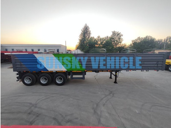 Uus Platvorm/ Madelpoolhaagis transporditavad ained lahtine mass SUNSKY 40FT drop side wall semi trailer: pilt 2