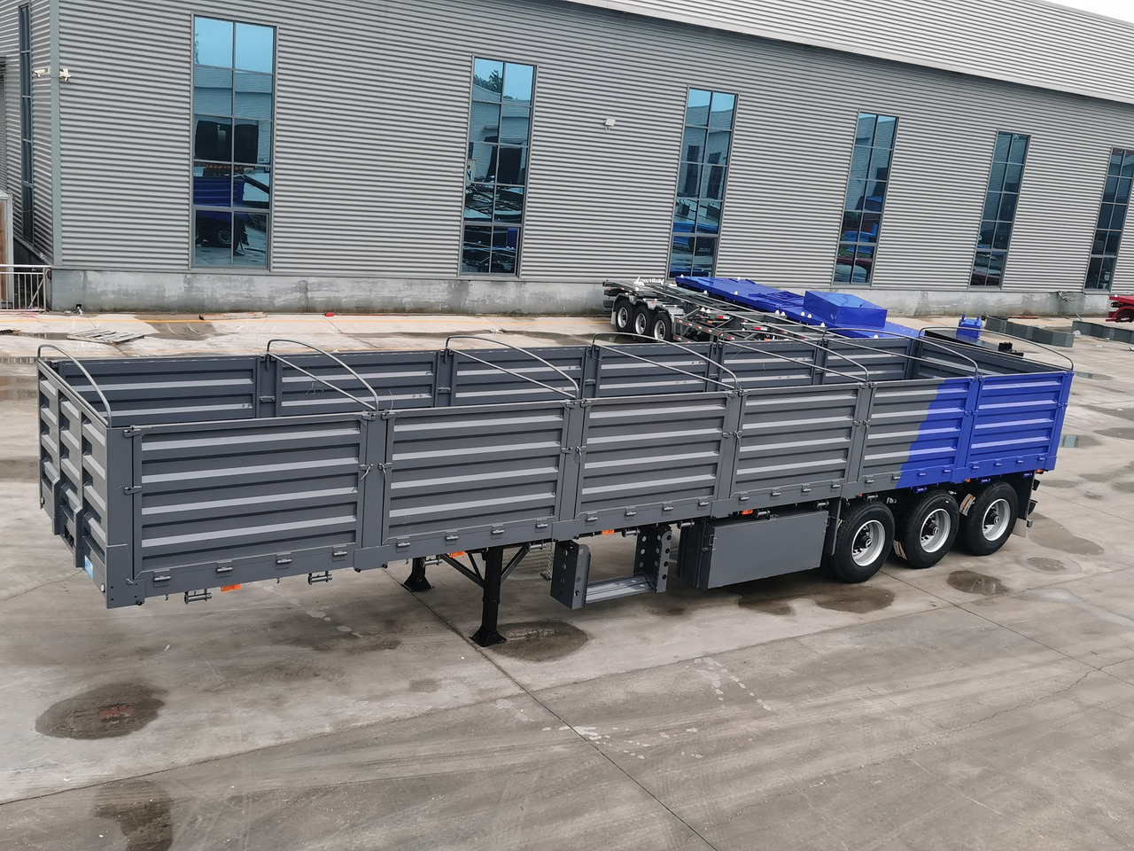 Uus Platvorm/ Madelpoolhaagis transporditavad ained lahtine mass SUNSKY 40FT drop side wall semi trailer: pilt 9