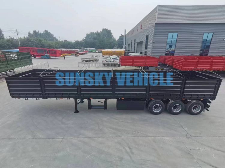 Uus Platvorm/ Madelpoolhaagis transporditavad ained lahtine mass SUNSKY 40FT drop side wall semi trailer: pilt 3