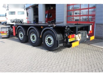 Burg 3Axle container chassis ADR for Gas transport New condition - Šassii poolhaagis