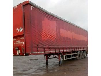  2002 SDC 45ft Tri Axle Curtainsider Trailer - Tentpoolhaagis