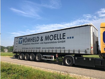 Schmidt 4 achse stahl , steel , balast , heavy load trailer - Tentpoolhaagis