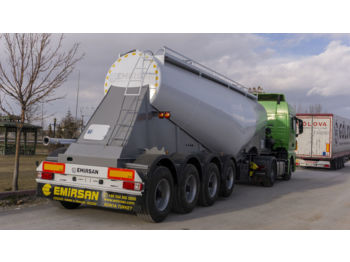 EMIRSAN 4 Axle Cement Tanker Trailer - Tsistern poolhaagis