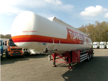 Feldbinder Fuel tank alu 44.3 m3 / 6 comp + pump - Tsistern poolhaagis