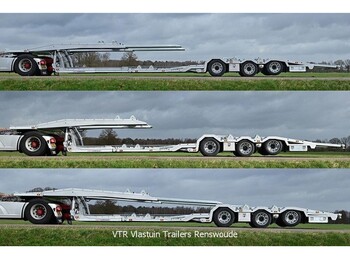 Treilerpoolhaagis Vlastuin VTR Trailer |Truck low loader | Hydro extension | Steer/lift axle | Alcoa rims |: pilt 1