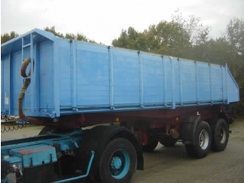 Kallur-poolhaagis Tipper trailer 19 m3 alu 3-way